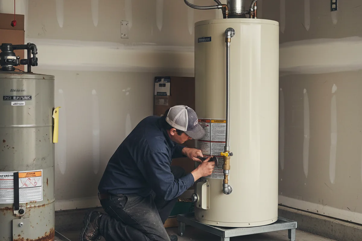 Water heater and shutoff valve replacement in Ridgeland